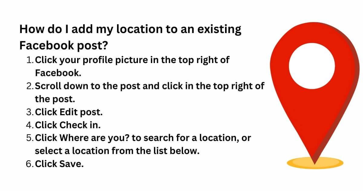 How to Add a Location to My Post on Facebook