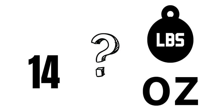 14 oz (ounces) is the same as how many lbs (pounds)?