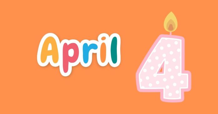 April 4 Birthdays