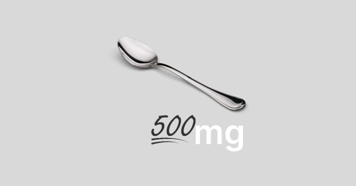 How Many Teaspoon is 500 Milligrams?