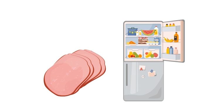 How long will sliced deli ham stay good in the refrigerator?