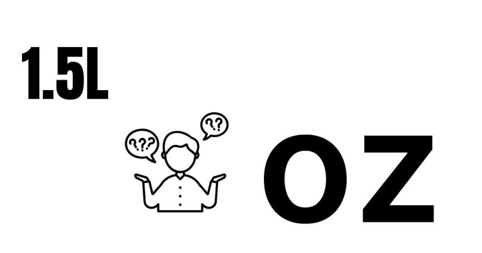How many ounces is 1.5L?