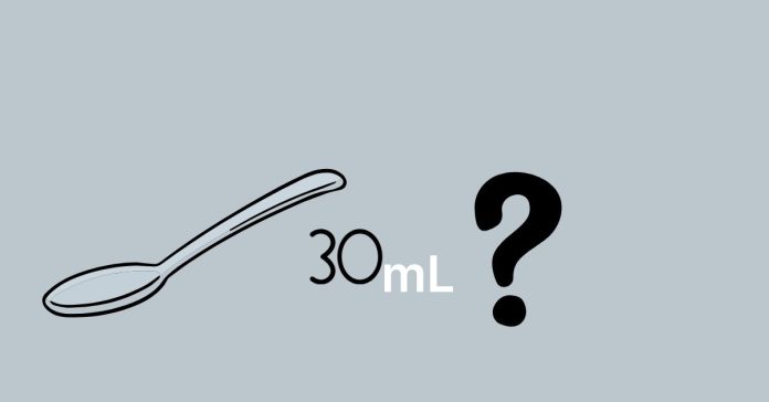 How Many Table Spoons Equal 30 Ml?