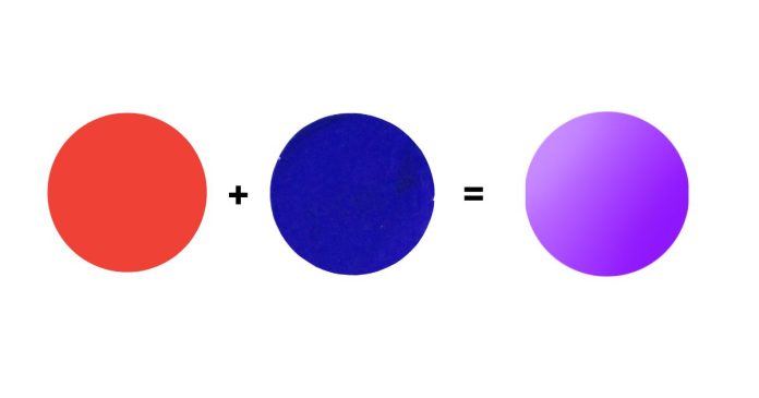 What Color Does Red And Blue Make When Mixed?