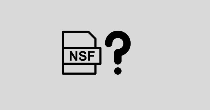 What does NSF mean in slang?