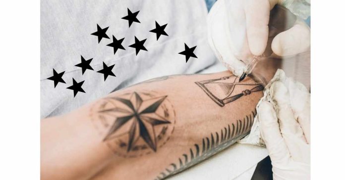 What does star tattoo on hand symbolize?