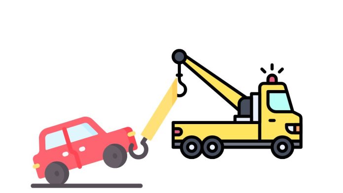 What happens if a tow truck breaks down, and how can you tow it?