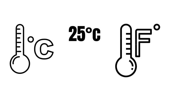 What is 25 degrees Celsius equal to in Fahrenheit?