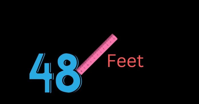 Applying the Formula Let’s apply this formula to our example of 48 inches: 48 inches ÷ 12 = 4 feet. So, 48 inches is equal to 4 feet.