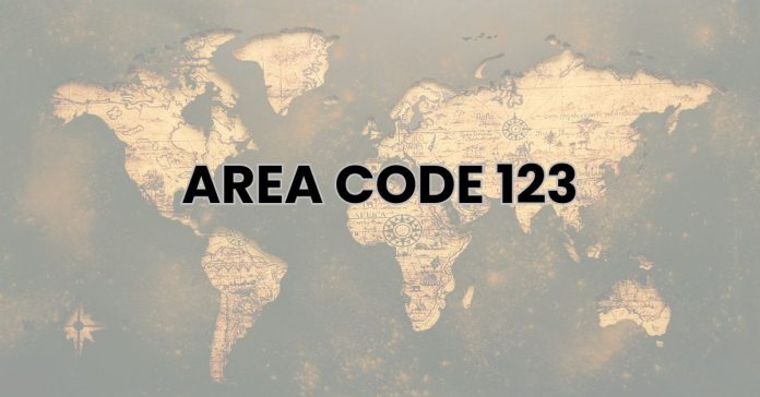 Where is Area Code 123?