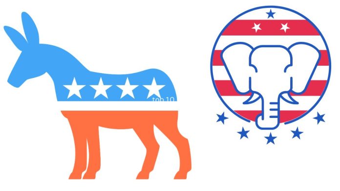 10 political parties in the USA