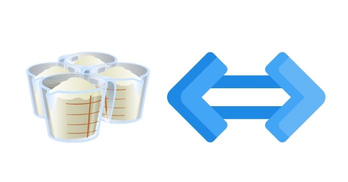 125 grams of sugar is equivalent to how many cups?