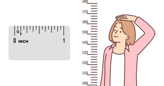 A resident is 66 inches tall. What is the measurement in cm?