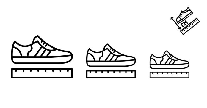 Average shoe size chart by age?