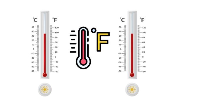 How do you convert 35*C to Fahrenheit?