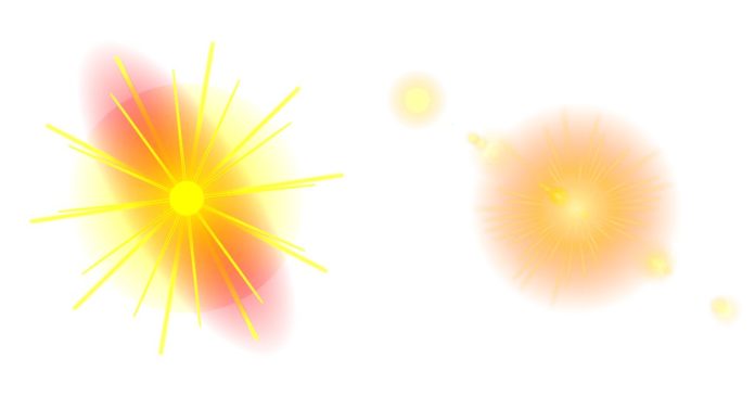 Describe the differences between sunspots and solar flares.