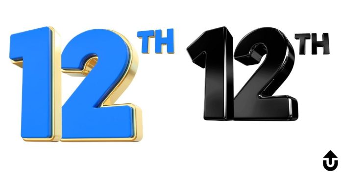 Do you write 12th or 12nd?