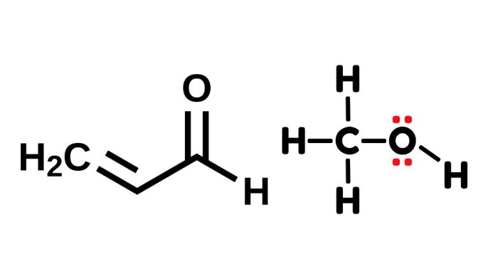 Draw the most stable Lewis structure of acrolein.