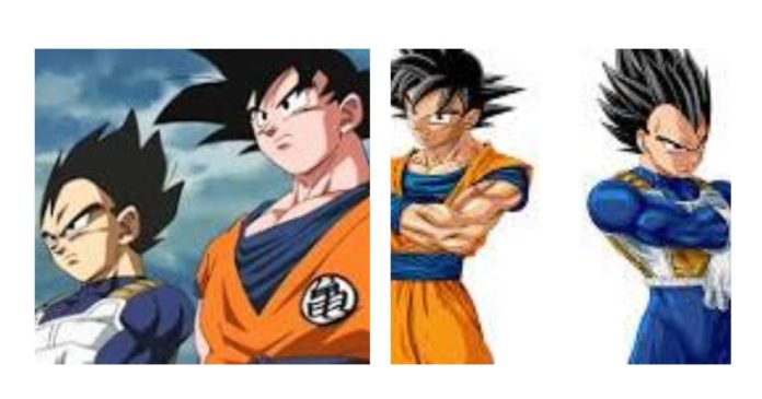 Goku and Vageta