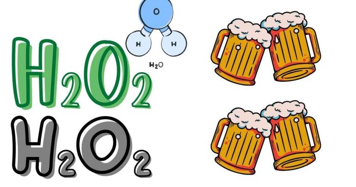 How does H2O2 plus MnO2 causes Carbon dioxide?