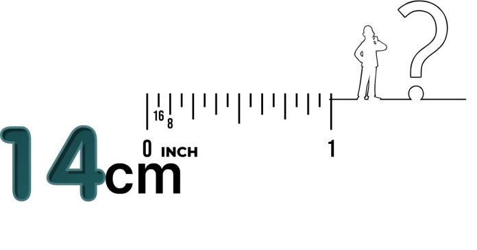 How Big is 14 cm in Inches?