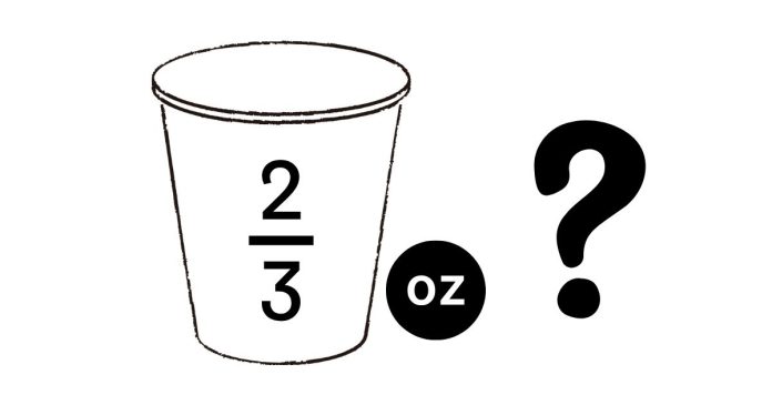 How Many Ounces are in Two Thirds Cup?