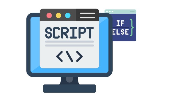 How can I check the exit status using an 'if' statement in a shell script?