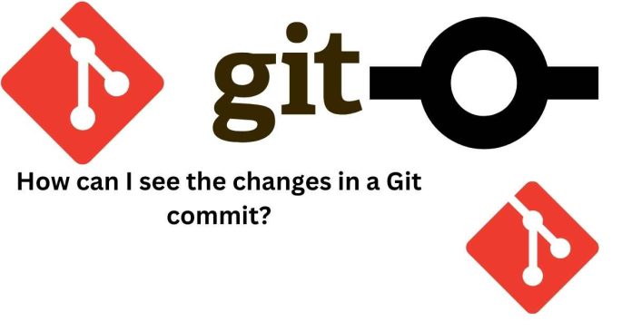 How can I see the changes in a Git commit?