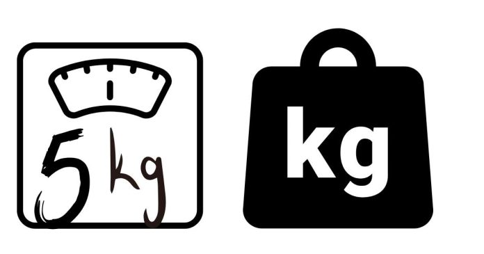 How do 5 kg and 5.0 kg differ from each other?