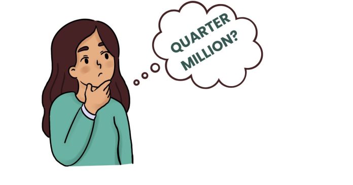 How do you Write Quarter Million in Numbers?