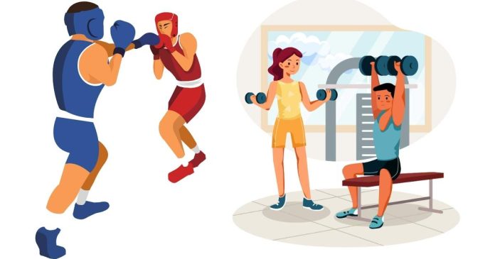 How do you balance boxing classes with going to the gym?