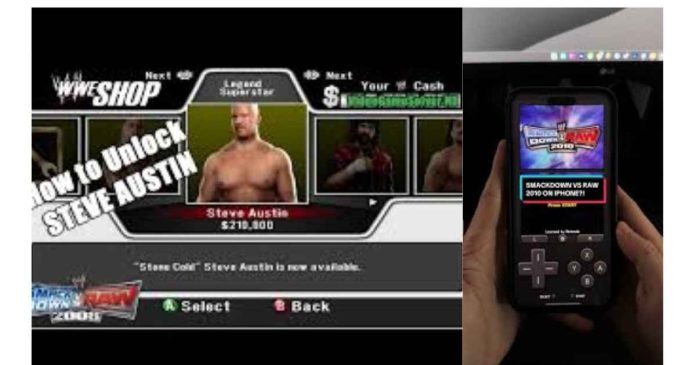 How do you unlock stone cold on WWE 2010?