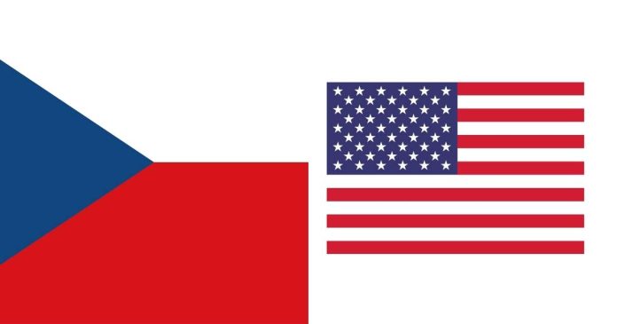 How many country flags are red, white, and blue?