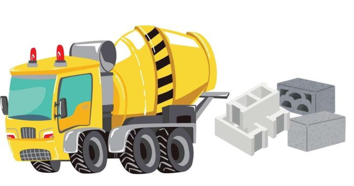 How many cubic yards does a standard concrete truck hold?