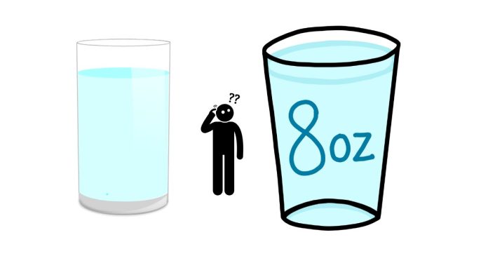 How many cups are 32 ounces of water?