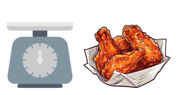 How many cups are in 500 grams of chicken?