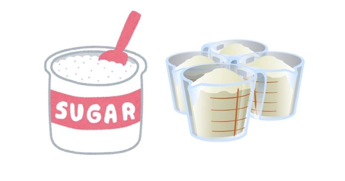 How many cups is 60g of sugar?