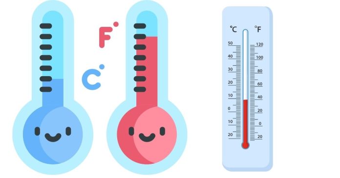 How many degrees Fahrenheit is 14 degrees Celsius?