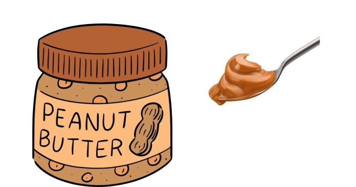 How many grams are in a teaspoon of peanut butter?