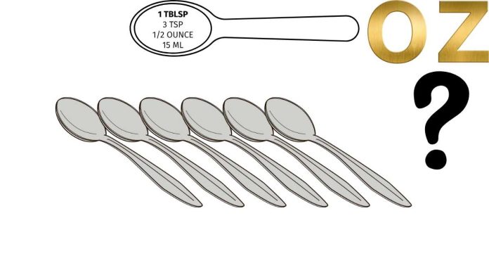 How Many Table Spoons Are There In 6 Fluid Ounces?