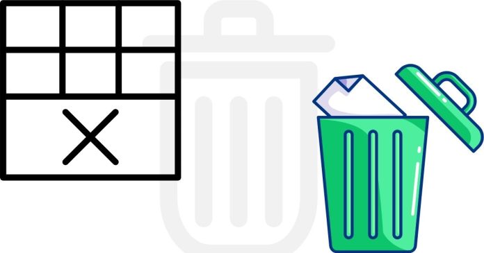 How to Delete Specific Rows in a sql Table