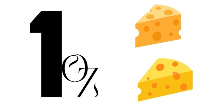 How to Measure 1 oz of Cheese