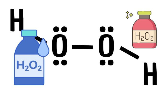 Lewis structure for hydrogen peroxide