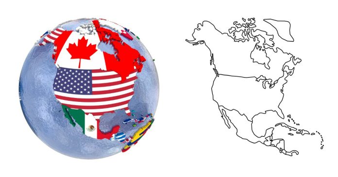 North America is Part of Which Two Hemispheres?