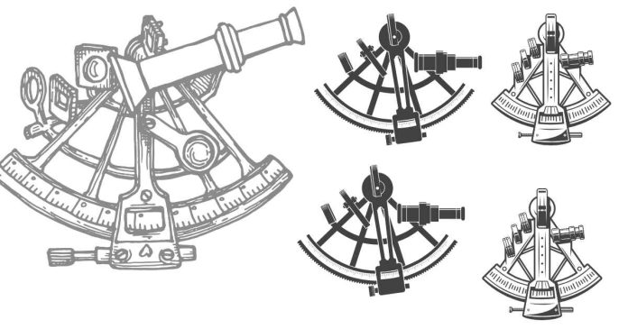 What is the the least count of sextant?