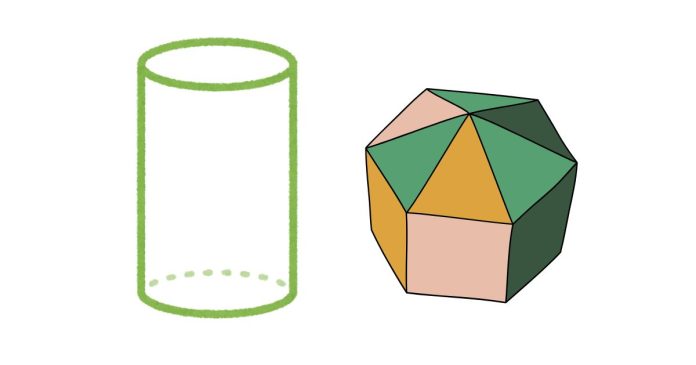 True or false: a cylinder is a polyhedron