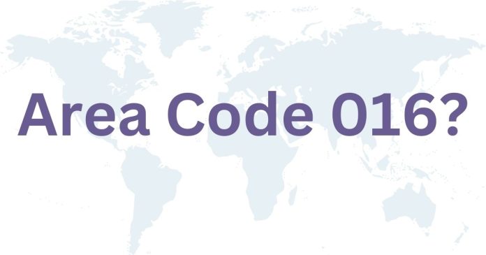 What Country has Area Code 016?