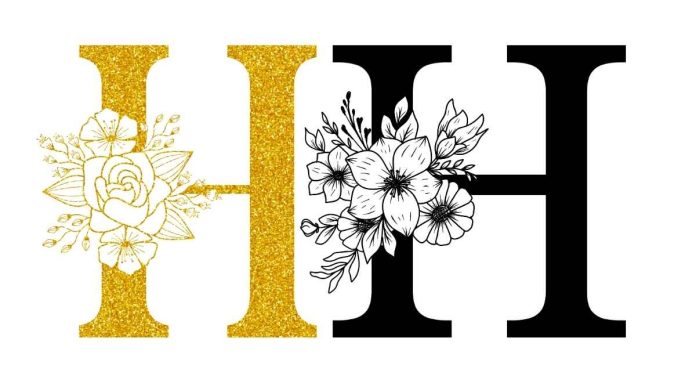 What are some names of flowers that begin with the letter H?