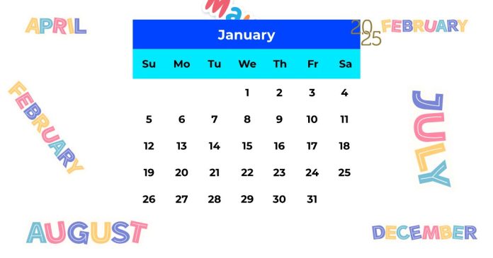 What are the Months in Alphabetical Order?