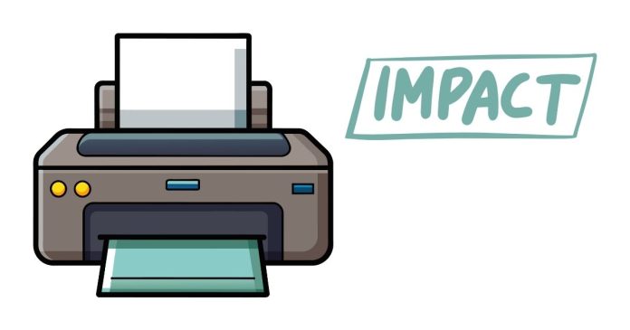 What are the characteristics of impact printer